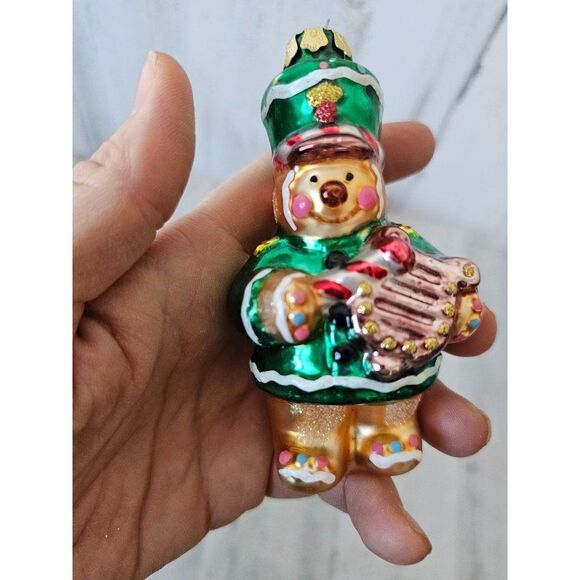 Santa snowman gingerbread ornament red Xmas tree lot set - Picture 6 of 13